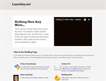 Tablet Screenshot of lanceley.net